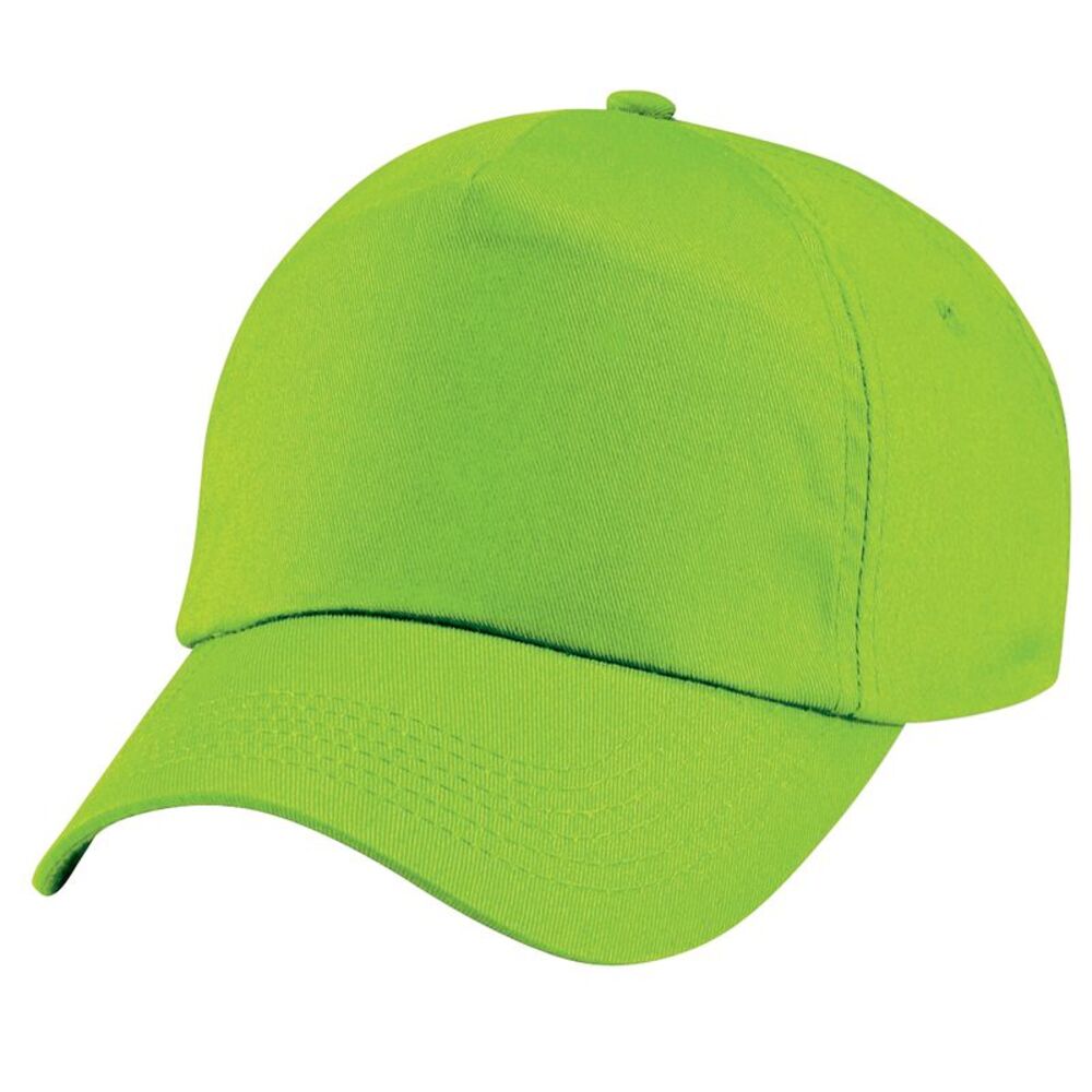Beechfield Plain Boys /Girls Childrens /Kids Original 5 Panel Baseball Cap /Hat